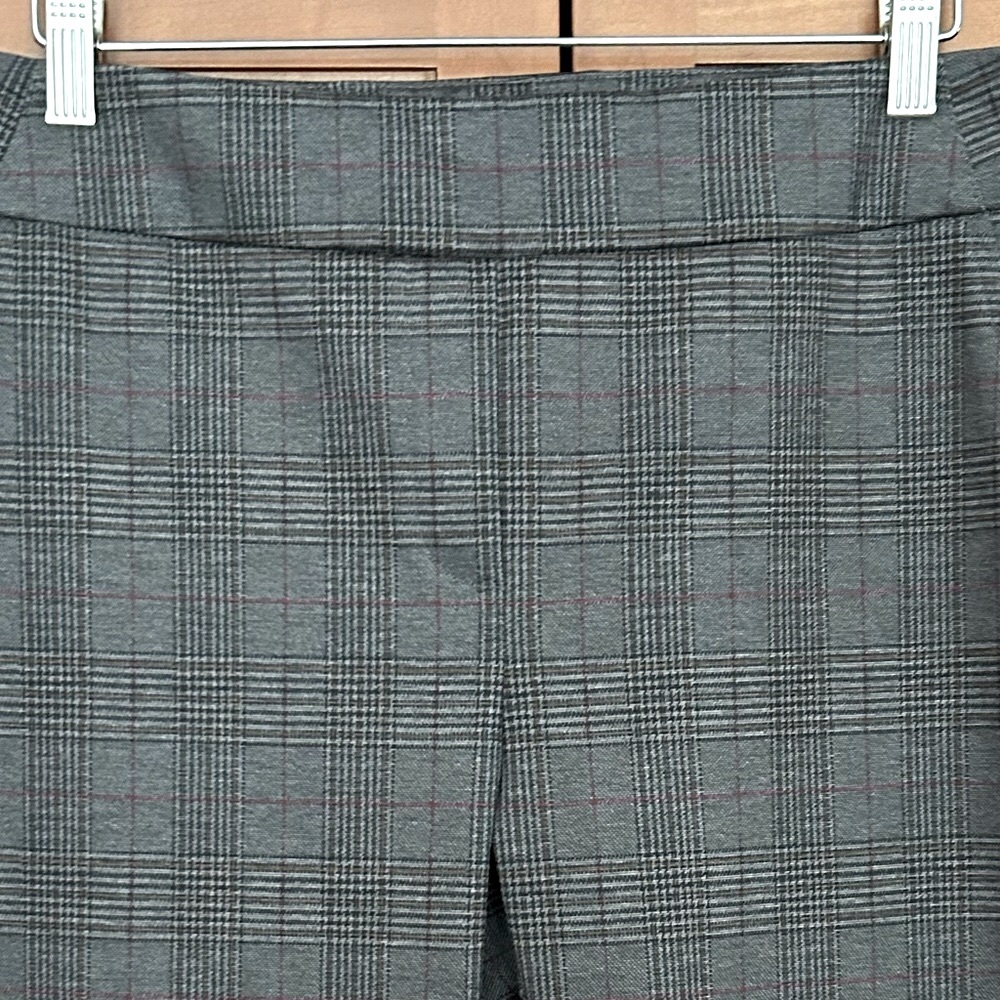 Dalia size 8 pull-on plaid ponte pant - Picture 5 of 11